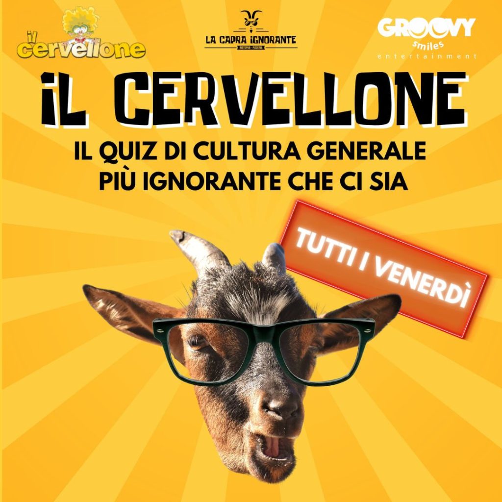 Il grande ritorno de “Il Cervellone” a La Capra Ignorante.